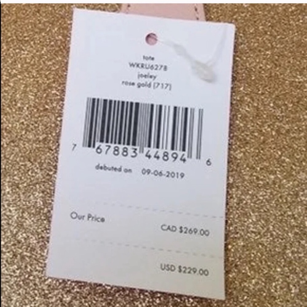 🧞‍♂️ Kate Spade Large glitter tote - Picture 3 of 5